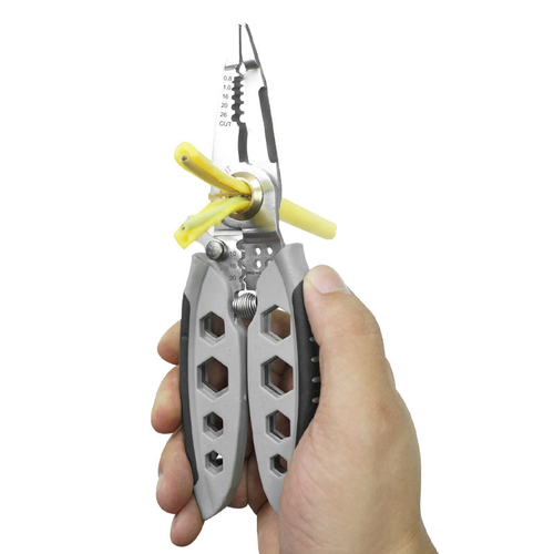 7-inch multi-functional wire stripping and splitting pliers