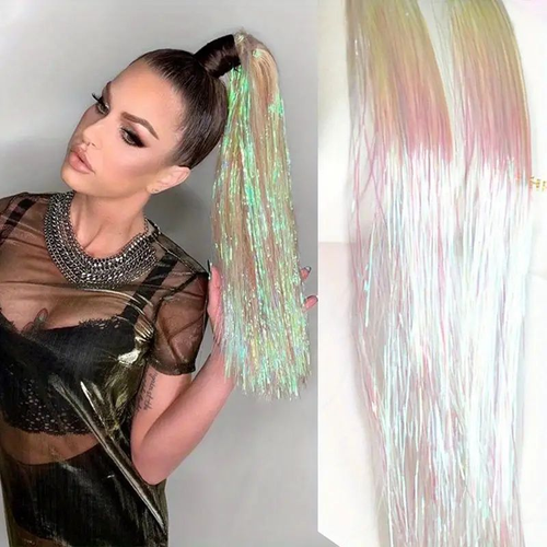 Sequin hair clips, 12-pack, colorful hair clip wigs