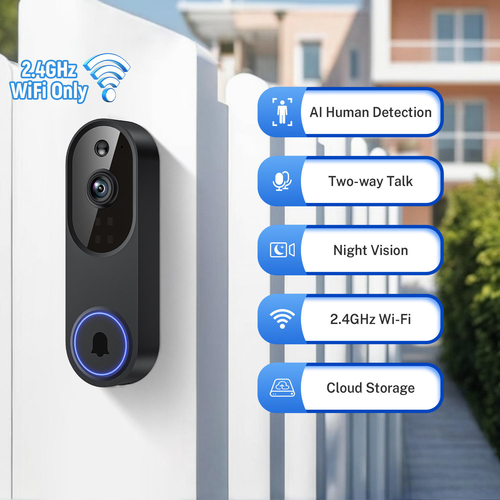 Smart doorbell, wireless video doorbell