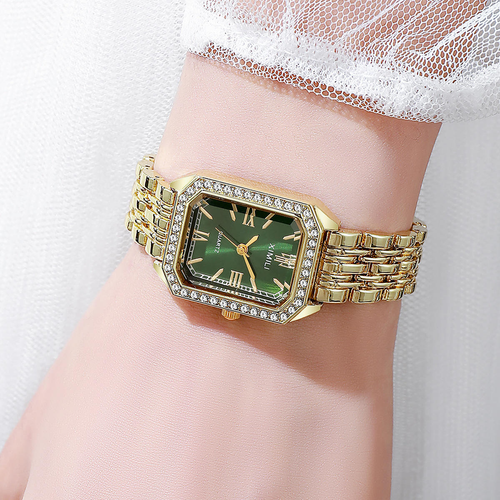 XIMILI New Women's Retro Rhinestone Watch