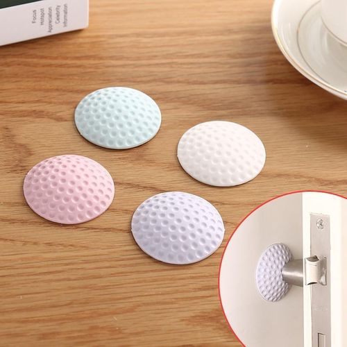 Soft Rubber 5cm round Door Stopper Wall Protector Adhesive Bumper Shield for Door Handle Novelty Hooks