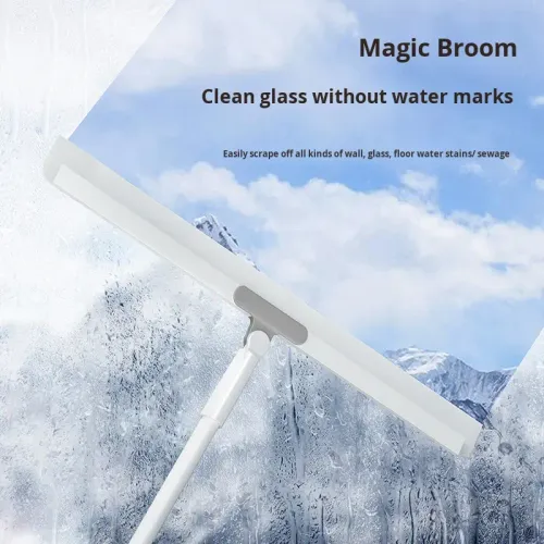 Multifunctional silicone floor scraper