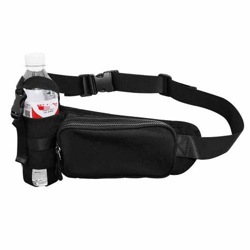 Fanny Pack - Men Women Hip Bum Bag With Water Bottle Holder - Adjustable Strap Suitable for Outdoors Workout Traveling