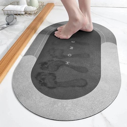 Super Absorbent Diatom Mud Pad Floor Mat Kitchen Toilet Bath Pad Non-Slip Bathroom Mat Carpet Kitchen