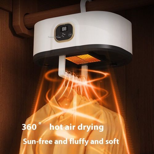 Portable Household Small Drying Machine Baby Clothes Dormitory Foldable Display Screen Dryer