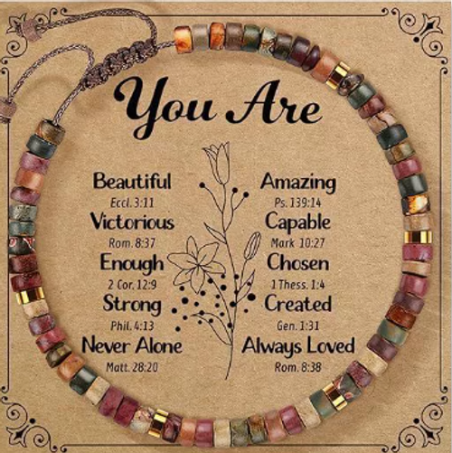 Boho 7 Chakra Rainbow 4mm Natural Stone Beads Dainty Bracelet | Ethnic Tibetan Multi Colors Gemstone Bracelet Jewelry