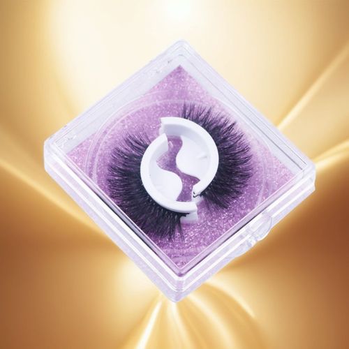 Glue-free self-adhesive reusable full-strip false eyelashes, waterproof and natural-looking 3-second application makeup tool