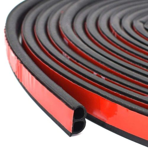 Rubber B Shape Weatherstrip 10Meters Rubber Seals Trunk Car Door Seal Strip
