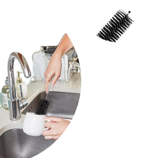 10pcs Nylon Pipe Cleaner Test Tube Glassware Bottle Test Tube Cleaning Brush Practical Cleaning Brush Straw Cleaning Brush Set