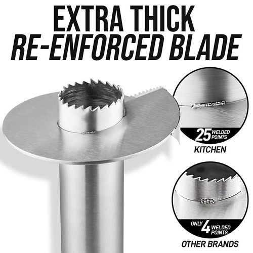 Kitchen Gadget Stainless Steel Manual Heavy Fruit & Vegetable Tools Pineapple Corer Cutter Slicer Peeler
