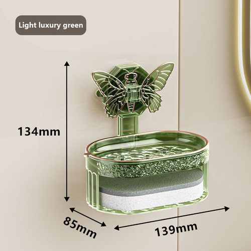 Luxury-light sponge soap dish