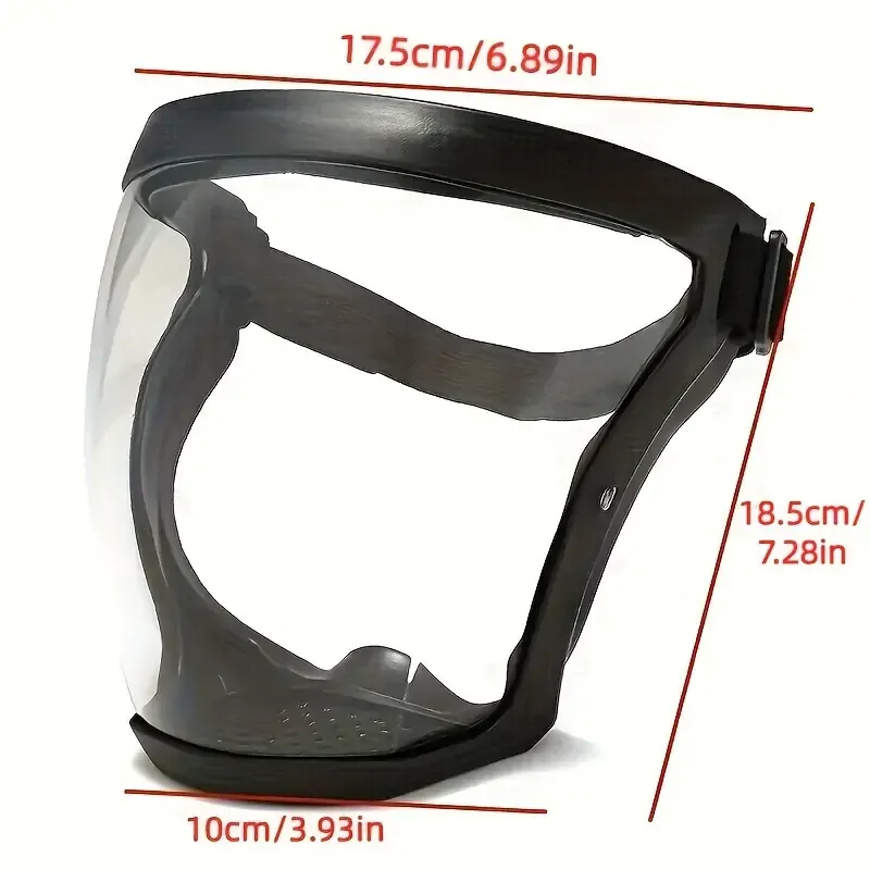 New Fashion Safety Facial Goggles Anti-Fog Anti-Scratch Eyeshield Dust Cover Face Shields