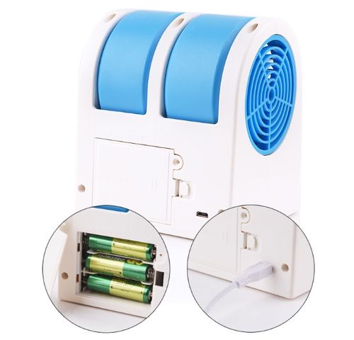 Dual-port Mini Air Conditioner Fan