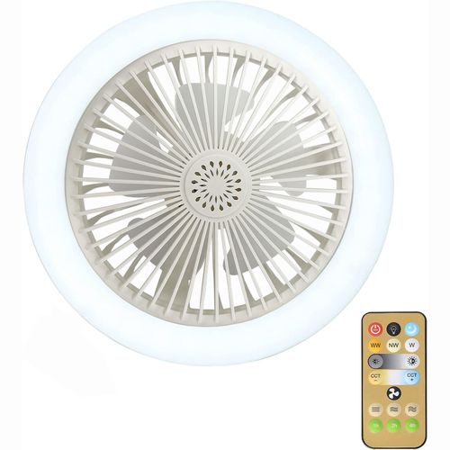 3-color dimmable ceiling fan light (E27 screw base)