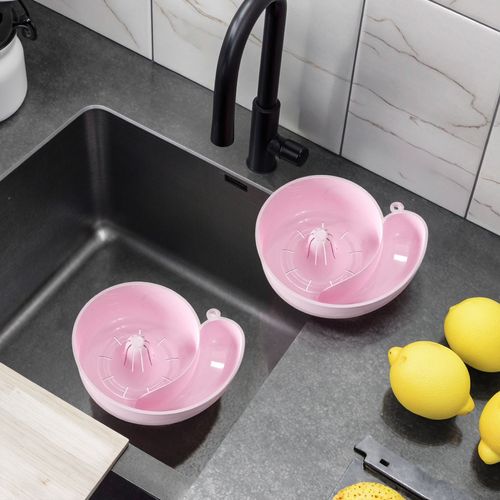 Two snail-designed draining baskets