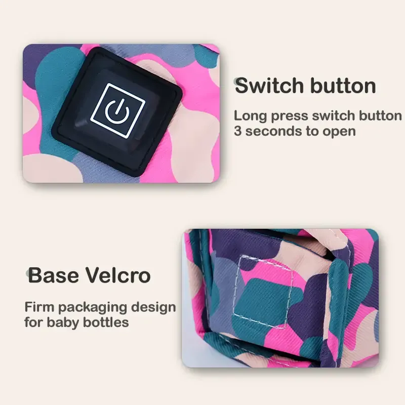 Milk Bottle Warmer Usb Charge Heat Preservation Portable Baby Bottle Warmer