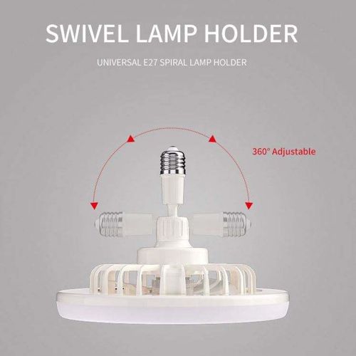 3-color dimmable ceiling fan light (E27 screw base)