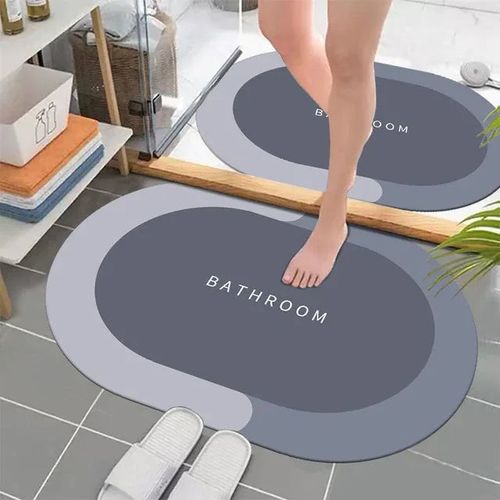 Super Absorbent Diatom Mud Pad Floor Mat Kitchen Toilet Bath Pad Non-Slip Bathroom Mat Carpet Kitchen