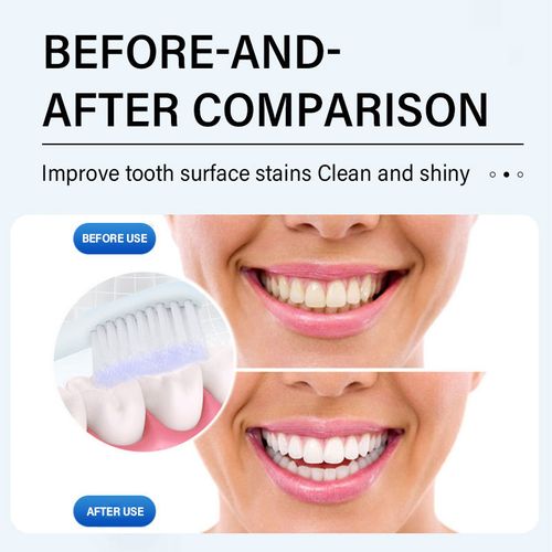 Whitening Powder No Sensitivity Enamel-Safe Toothpaste Whitening Powder for Coffee Tea Food Wine Tobacco Stains