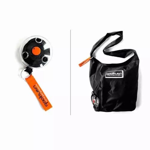 Ultra-Small Cotton Folding Telescopic Shopping Bag Modern Multi-Function Portable Storage with Belt
