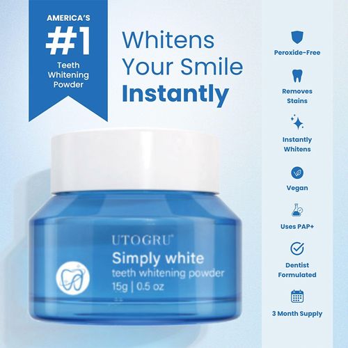 Whitening Powder No Sensitivity Enamel-Safe Toothpaste Whitening Powder for Coffee Tea Food Wine Tobacco Stains
