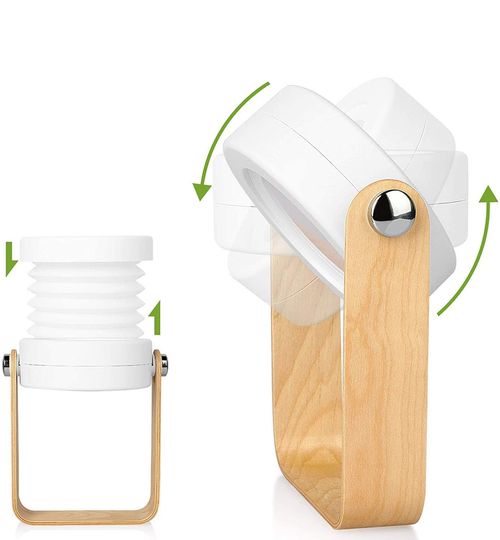 New Arrivals household Small Foldable Led Camp Lights Rotatable Table Lamp Portable Rechargeable Night Light