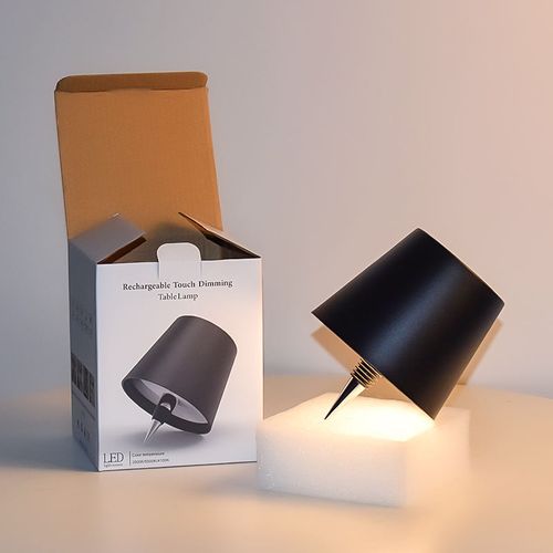 3-color rechargeable wine bottle table lamp, suitable for bedroom night lighting and home use