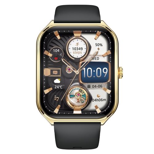 Fashion Ultra-Slim  Smartwatch 1.96inch Curved BT Call Long Battery Life Fitness Watches Men or Wemen AMOLED Smart Watch for Sport