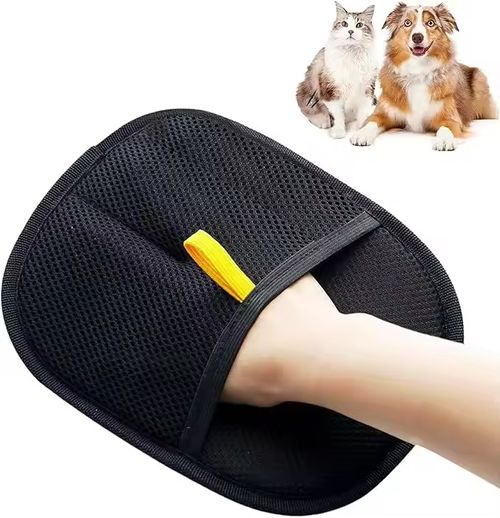 Pet de-shedding glove,dog and cat hair cleaning scraper