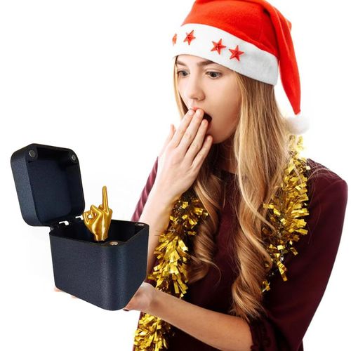 Middle Finger Surprise Gift Box Funny Middle Finger Box Middle Finger Surprise Box Christmas Fun Prank Gift