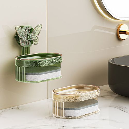 Luxury-light sponge soap dish