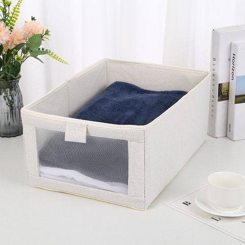 foldable clothes storage box eco-friendly cotton storage box