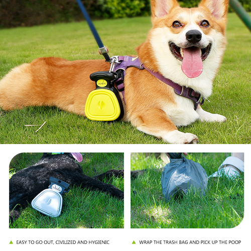 Dog Pet Shovel Travel Foldable Poop Collector Decomposable Pet Poop Bags Scoop Clean Pick up Excreta Cleaner Pet Product
