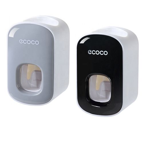 Wall Mount Automatic Toothpaste Squeezer Dispenser Holder Set for Kids Adults Toothbrush Holder