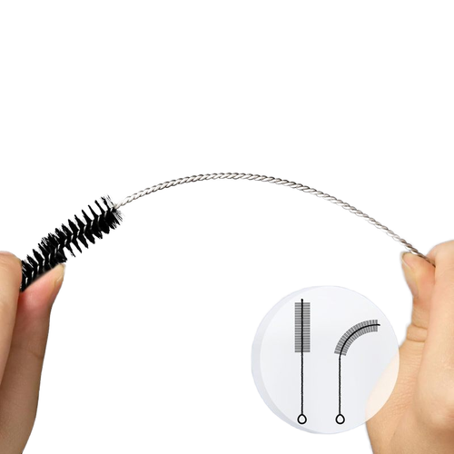 10pcs Nylon Pipe Cleaner Test Tube Glassware Bottle Test Tube Cleaning Brush Practical Cleaning Brush Straw Cleaning Brush Set