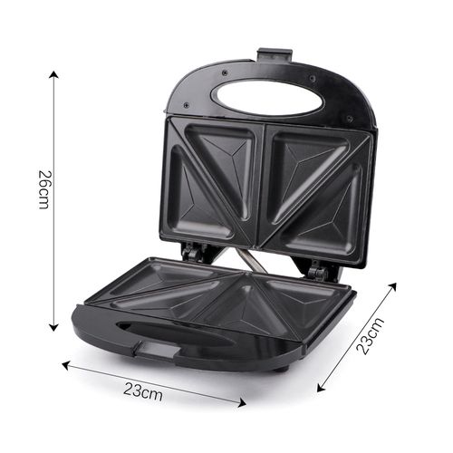 High Quality Double Heating 2 Slice Waffle Steak Maker Machine Electric Breakfast Girlled Sandwich Maker with Non Stick Plates