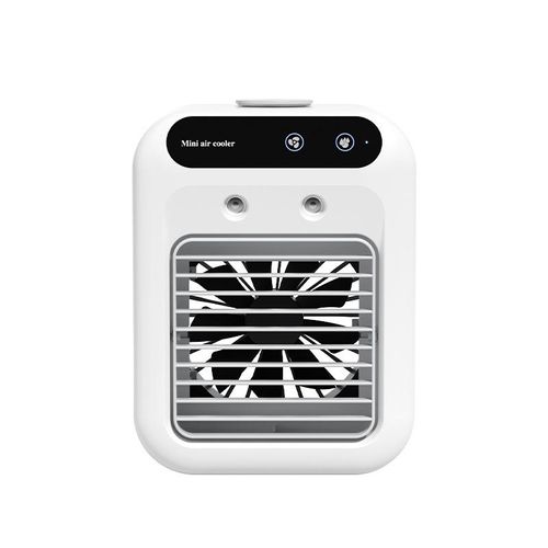 Mini Portable Air Conditioners USB Water Cooling Small Household Table Air Cooler With Spray Humidify Modern Desktop Desk Fan