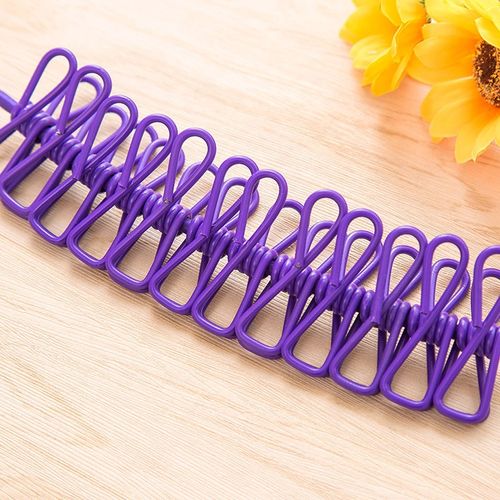 Wall Mounted Clips Wall Folding Tightener Outdoor Clothespine Retractable Clothesline