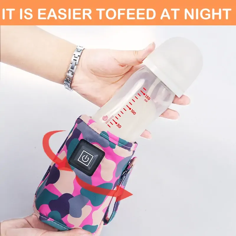 Milk Bottle Warmer Usb Charge Heat Preservation Portable Baby Bottle Warmer