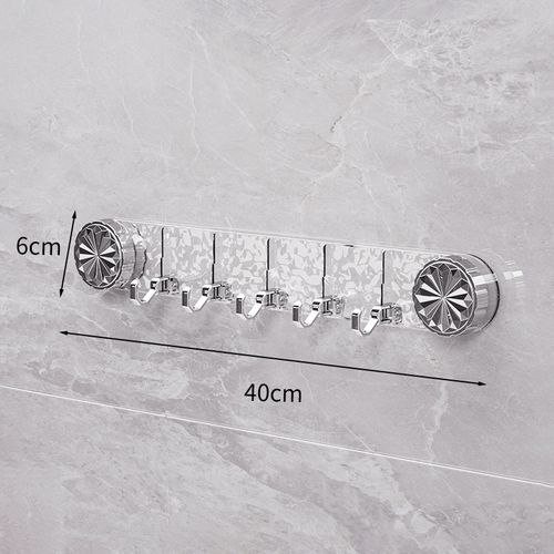 Hole-free suction cup row hook