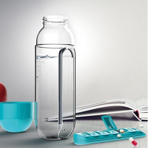 Water Bottle Two-in-One Water Cup 7 Days Pill Box 7 Grid Outdoor Portable Multi-Functional