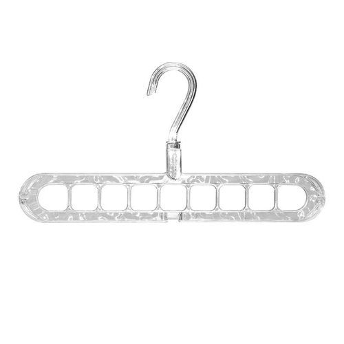 Space Saving Magic Nine-hole Hangers Multi-function Vertical and Horizontal Rotating Thick Hanging Clothes Pants Storage Closet
