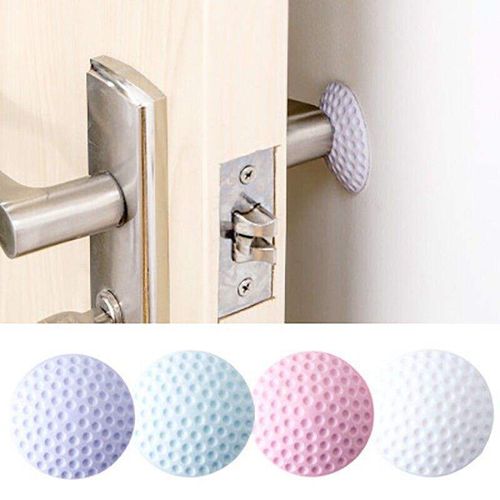 Soft Rubber 5cm round Door Stopper Wall Protector Adhesive Bumper Shield for Door Handle Novelty Hooks