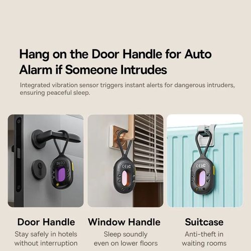 Infrared Camera Detector & Vibration Alarm, Portable Anti - Intrusion Security Device