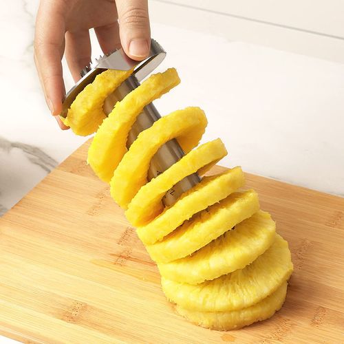Kitchen Gadget Stainless Steel Manual Heavy Fruit & Vegetable Tools Pineapple Corer Cutter Slicer Peeler