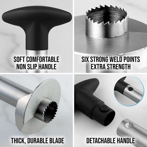 Kitchen Gadget Stainless Steel Manual Heavy Fruit & Vegetable Tools Pineapple Corer Cutter Slicer Peeler