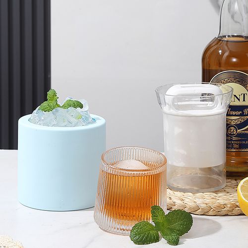 Food-grade Silicone Ice Lattice Mold Easy Release Ice Storage Box Mini Ice Cube Hockey Popsicle Mold