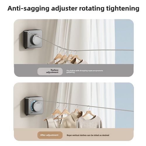 Retractable Steel Wire Clothesline