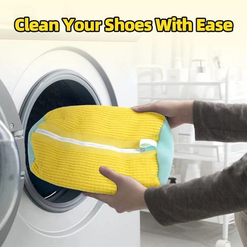 Washing machine-specific shoe washing bag - wear-resistant, deformation-proof and reusable