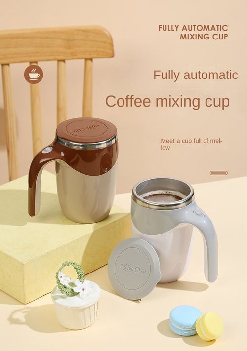 Fully Automatic Mixing Cup Stainless Steel Automatic Magnetic Cup Portable Coffee Cup
